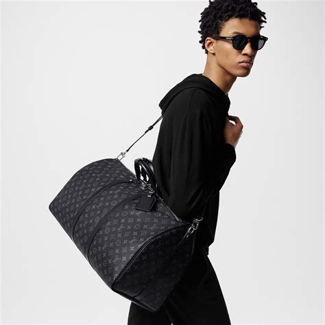 louis vuitton keepall 55 bandouliere m40605|louis vuitton keepall 55 macassar.